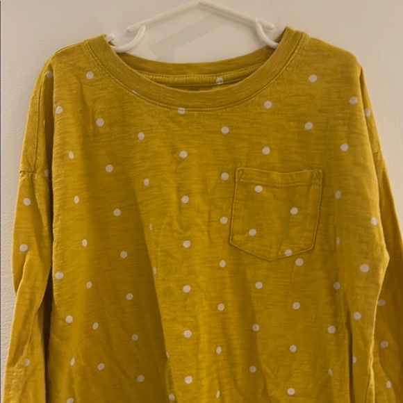 GAP Kids Yellow Polka Dot Shirt - Picture 2 of 6